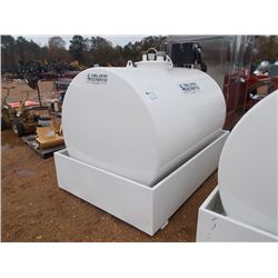 - (UNUSED) 792 GALLON FUEL TANK W/PUMP AND METER