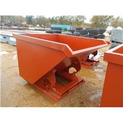 STANDARD DUTY 2 CU YD SELF DUMPING HOPPER, 4,000# CAPACITY