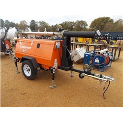 GRANDWATT 4TN400XD-1700 LIGHT PLANT, VIN/SN:GW-2016TN-046 - (4) 1000 WATT LIGHTS, 7.5 KW GENERATOR S