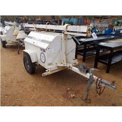 COLEMAN RITE-LIGHT LIGHT TOWER/GENERATOR, DIESEL ENGINE, METER READING 1.903 HOURS