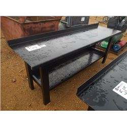 29.5" X 90" HEAVY DUTY WORK BENCH WITH SHELF