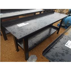 29.5" X 90" HEAVY DUTY WORK BENCH WITH SHELF