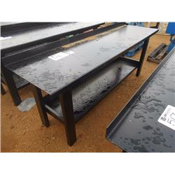 29.5" X 90" HEAVY DUTY WORK BENCH WITH SHELF