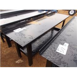 29.5" X 90" HEAVY DUTY WORK BENCH WITH SHELF