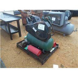 CHAMPION TANK MTD AIR COMPRESSOR, KOHLER GAS ENGINE, ELECTIC START