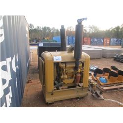 DETROIT DIESEL ENGINE, MTD ON FRAME W/COOLING SYSTEM