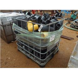 (1) CAGE, MISC SIZE/TYPE PVC FITTINGS