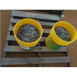 (2) 5 GALLON BUCKET CHAIN