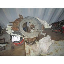 LOT OF MISC BOLTS, WASHER, METAL SCRAPPING