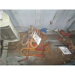 LOT OF MISC SIZE SHACKEL