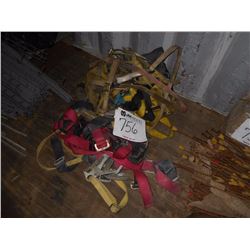 LOT OF MISC SAFETY HARNESS/BELTS