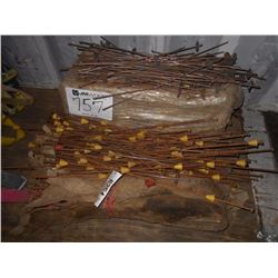 LOT OF MISC CONCRETE FORM TIE RODS