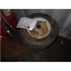 (4) 3.50/2.50-8 WHEEL BARREL / YARD WAGON TIRE & RIM