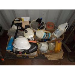 MISC CONCRETE ADHESIVE, OIL, OFFICE SUPPLY