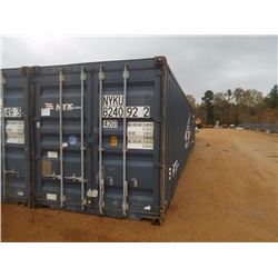 40' STEEL SHIPPING CONTAINER