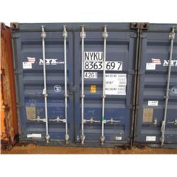 40' STEEL SHIPPING CONTAINER