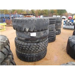 (4) 16.00R25 TIRES & RIMS