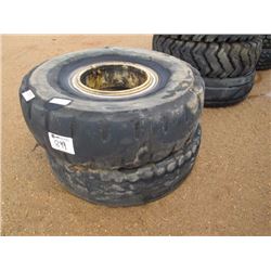 (2) 16.00R25 TIRES & RIMS