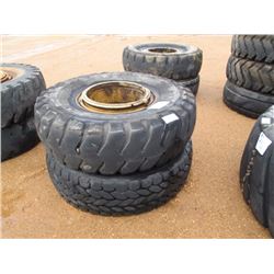 (2) 16.00R25 TIRES & RIMS
