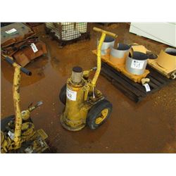 SIMPLEX TRAIN CAR JACK, VIN/SN:145 - AIR DRIVEN, RUBBER TIRES