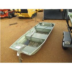 10' ALUMINUM FLAT BOTTOM BOAT
