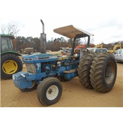 1990 FORD 7610 FARM TRACTOR, VIN/SN:BC32959 - 3 PTH, PTO, 2 HYD REMOTES, CANOPY, REAR DUALS, METER R
