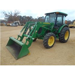 2011 JOHN DEERE 5085M FARM TRACTOR, VIN/SN:346402 - MFWD, PTO, 3 PTH, 2 REMOTES, JOHN DEERE 563 FRON