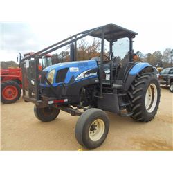NEW HOLLAND TS 110A FARM TRACTOR, VIN/SN:ACP263400 - PTO, 3 PTH 3 REMOTES, CANOPY, 46085R/34 TIRES, 