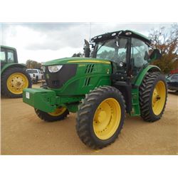 2013 JOHN DEERE 6140R FARM TRACTOR, VIN/SN:009083 - MFWD. PTO, 3 PTH, 3 REMOTES, ECAB W/AIR, 380-85R