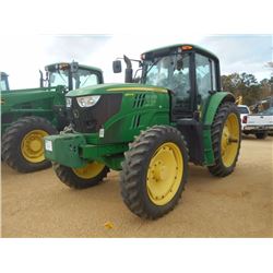 2014 6140M FARM TRACTOR, VIN/SN:745273 - MFWD, PTO, 3 PTH, 3 REMOTES, ECAB W/AIR, 320/90R50 TIRES, M
