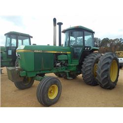 1980 JOHN DEERE 4840 FARM TRACTOR, VIN/SN:009507 - 3 PTH, PTO, E HYD REMOTES, QUICK HITCH, 20.8038 R