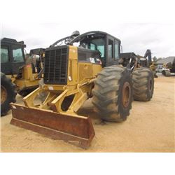 2011 CAT 545C GRAPPLE SKIDDER, VIN/SN:54500851 - DUAL ARCH, WINCH, ECAB W/AIR, 35.5-32 TIRES, METER 