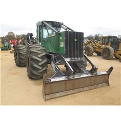 2011 JOHN DEERE 748H GRAPPLE SKIDDER, VIN/SN:632665 - DUAL ARCH, ECAB W/AIR, 30.5L-32 TIRES