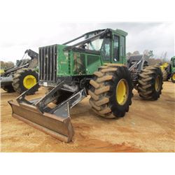 2008 JOHN DEERE 648H GRAPPLE SKIDDER, VIN/SN:618420 - SINGLE ARCH, GRAPPLE, WINCH, ECAB W/AIR, 30.5L