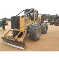 1996 JOHN DEERE 548G GRAPPLE SKIDDER, VIN/SN:556240 SINGLE ARCH GRAPPLE, CANOPY, 28L-26 TIRES, METER