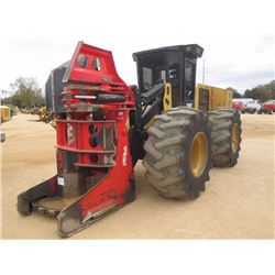 2014 CAT 553C FELLER BUNCHER, VIN/SN:W5300104 - CAT SH-56B SAW HEAD, S/N A8200107, ECAB W/AIR, 30.5L