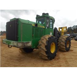 2010 JOHN DEERE 643K FELLER BUNCHER, VIN/SN:630446 - FD45 SAW HEAD, ECAB W/AIR, 28L-26 TIRES
