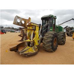 2006 JOHN DEERE 643J FELLER BUNCHER, VIN/SN:770069 - JOHN DEERE FD45 SAWHEAD, ECAB W/AIR, 28L-26 TIR