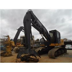 2005 JOHN DEERE 2554 SHOVEL LOADER, VIN/SN:200128 - LIVE HEEL, GRAPPLE, ECAB W/AIR, METER READING 10