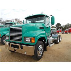 2014 MACK CHU613 PINNACLE TRUCK TRACTOR, VIN/SN:1M1AN07Y1EM016497 - T/A, 445HP MACK MP8 ENGINE, MACK