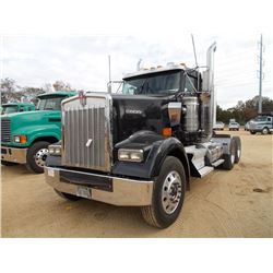2014 KENWORTH W900 TRUCK TRACTOR, VIN/SN:1XKD40X5EJ414271 - T/A, 450 HP CUMMINS DIESEL ENG, 14 SPD T