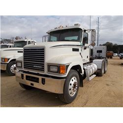 2013 MACK CHU613 TRUCK TRACTOR, VIN/SN:1M1AN07Y0DM014609 - T/A, 505 HP MACK MP8 DIESEL ENGINE, EATON