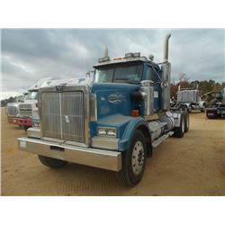 1998 WESTERN STAR TRUCK TRACTOR, VIN/SN:1WKPDCCJ3WK950628 - 475 HP CAT 3406 DIESEL ENGINE, 10 SPD TR