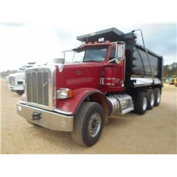 2009 PETERBILT 367 DUMP TRUCK, VIN/SN:1NPTL40X49N782000 - TRI-AXLE, 400 HP CUMMINS ISX ENG, 8LL TRAN