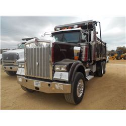 2005 KENWORTH W900 DUMP, VIN/SN:1NKWLU0X15J106740 - T/A, 430HP CAT C13 DIESEL ENGINE, 8LL TRANS, 40K