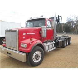 2011 WESTERN STAR 4900 ROLL OFF, VIN/SN:5KKMAEDR1BPAV5878 - TRI-AXLE, 505 HP DETROIT DD15 ENGINE, 8L