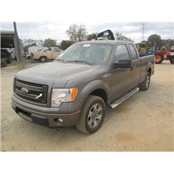 2013 FORD F150 PICKUP, VIN/SN:1FTFX1CF8DFB72744 - EXTENDED CAB, GAS ENGINE, A/T, ODOMETER READING 17