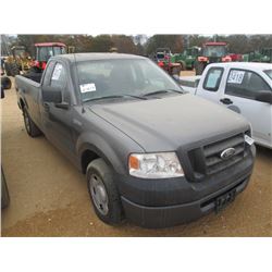 2008 FORD F150 PICKUP, VIN/SN:1FTRF12208KD52456 - EXTENDED CAB, GAS ENGINE, A/T, ODOMETER READING 73