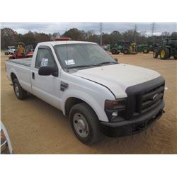 2008 FORD F-250 PICKUP, VIN/SN:1FTNF20568EB43139 - GAS ENGINE, AUTO TRANS, ODOMETER READING 242,491 