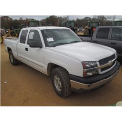 2003 CHEVROLET 1500 Z71 VIN/SN:2GCEK19T031144840 - 4X4, V8 GAS ENGINE, A/T, P/S, P/B, ODOMETER READI